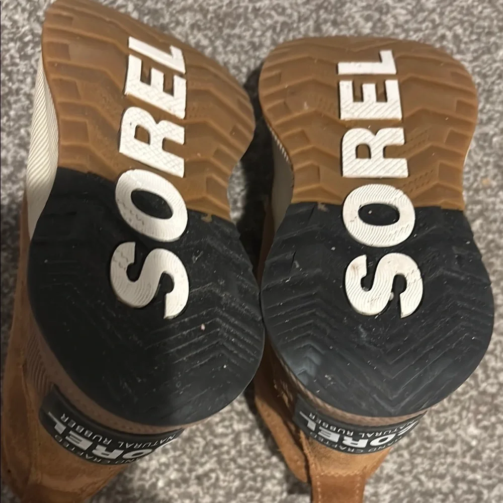 Sorel Kids Brown Suede Duck Boots